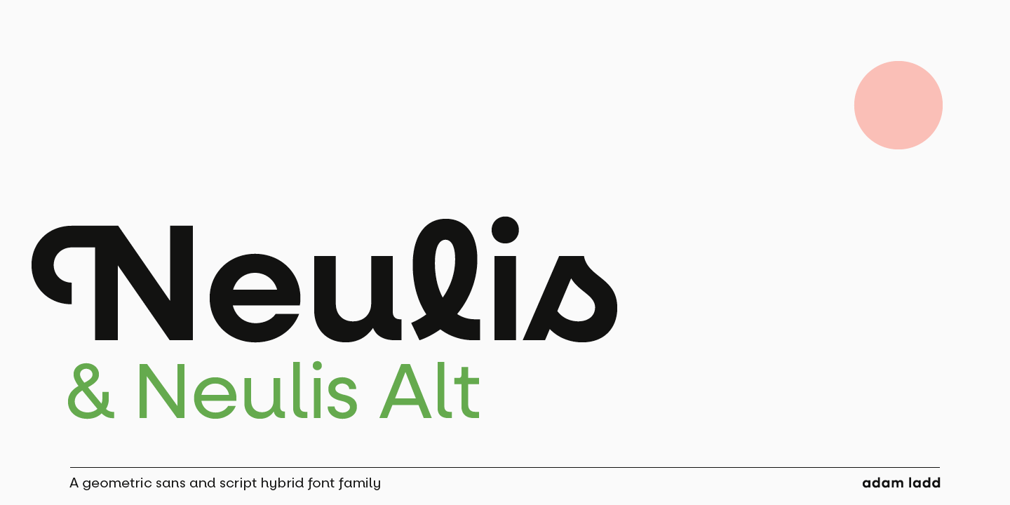 Beispiel einer Neulis Alt Italic-Schriftart